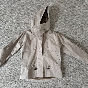 Lululemon Women’s Tan Hooded Rain Jacket
